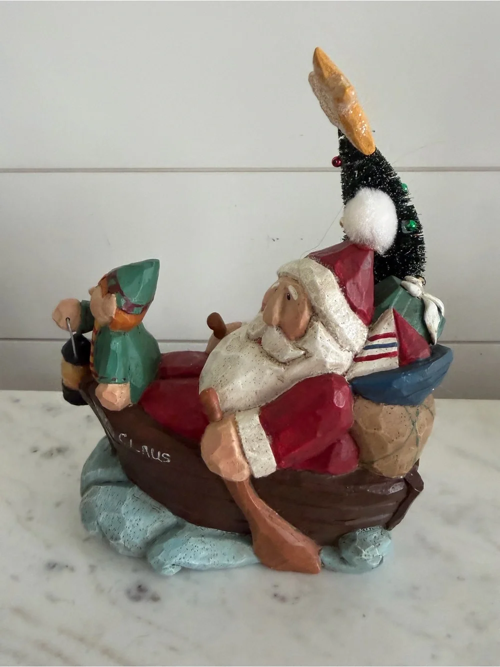 Eddie Walker SS Claus 2002 Limited Edition Santa Boat Midwest Cannon Falls